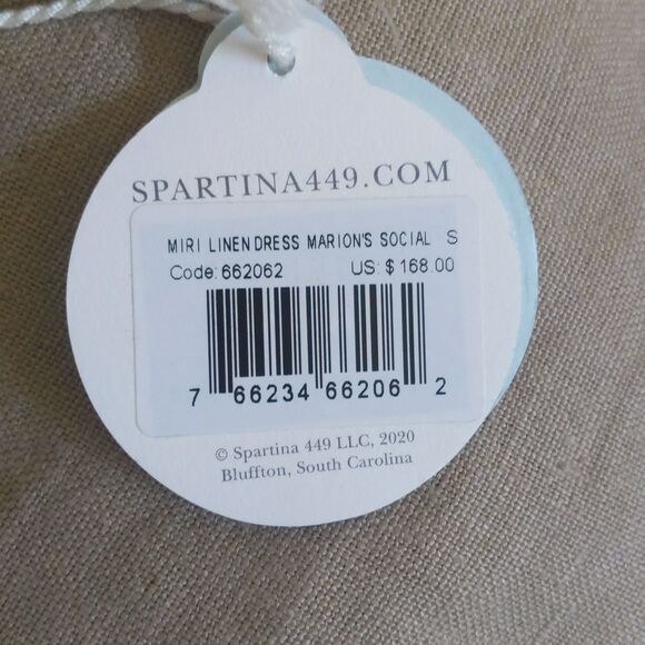 Spartina 449 Miri linen dress Marion's Social, 100% linen, embroidered S - Picture 6 of 12